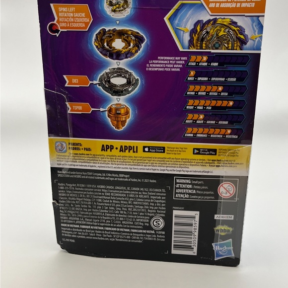 2335-MMT Beyblade Burst Surge SPEED STORM  MIRAGE FAFNIR F6 Starter Pack NEW - Picture 7 of 13